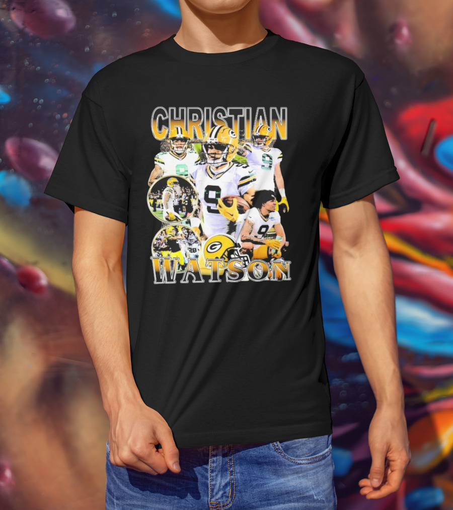Christian Watson Green Bay Packers Football Player Highlights T-Shirt
