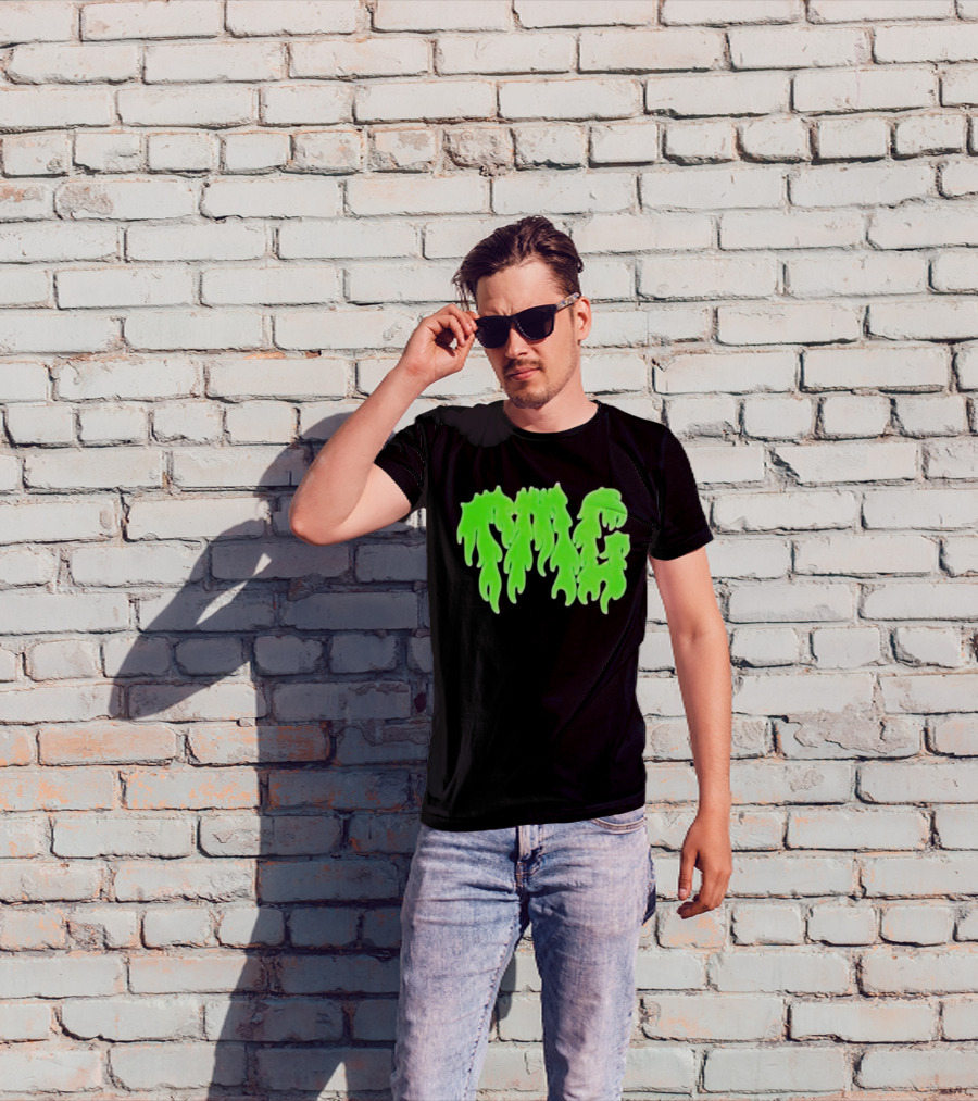 TMG Merch Slime Green Drip TMG T-Shirt