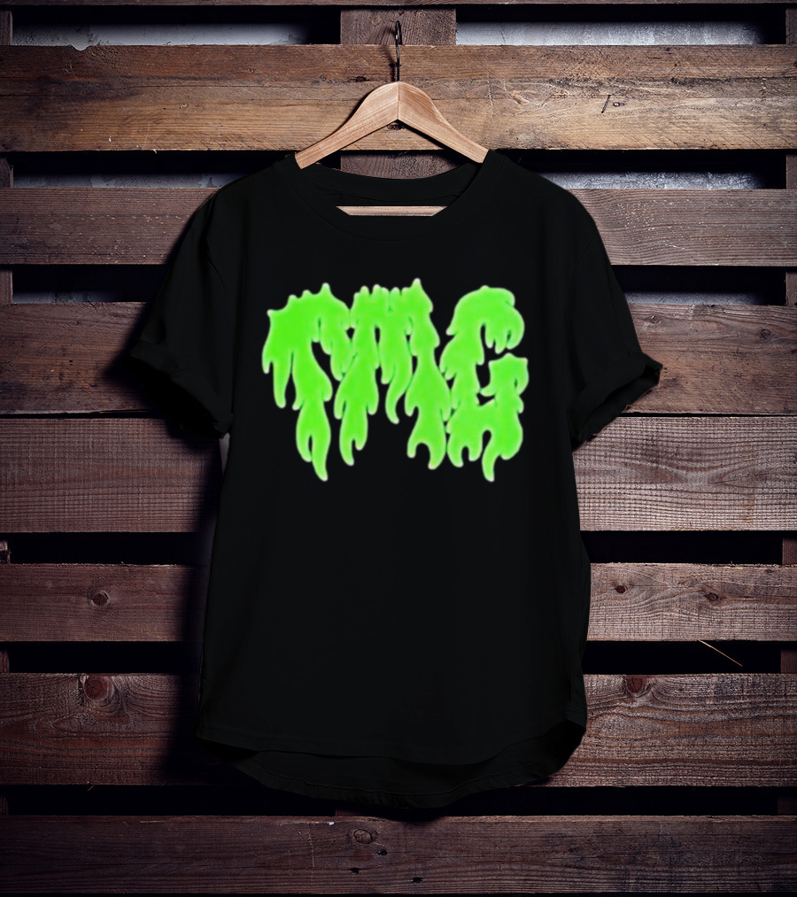 TMG Merch Slime Green Drip TMG T-Shirt