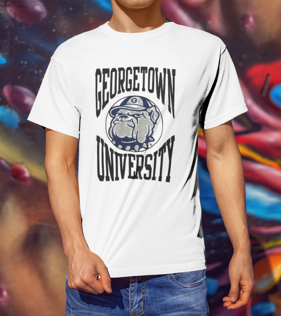 Georgetown University Bulldog Lightweight Crew 3.0 T-Shirt