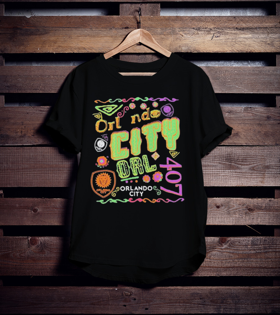 Orlando City 407 Papel Picado ORL City SC T-Shirt