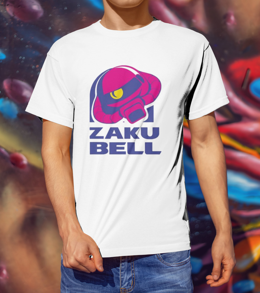 Dead Set Media Zaku Bell Mecha Fast Food Mashup T-Shirt