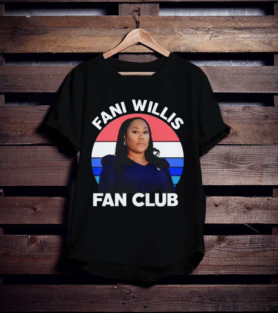 Fani Willis Fan Club Georgia District Attorney Stripes T-Shirt