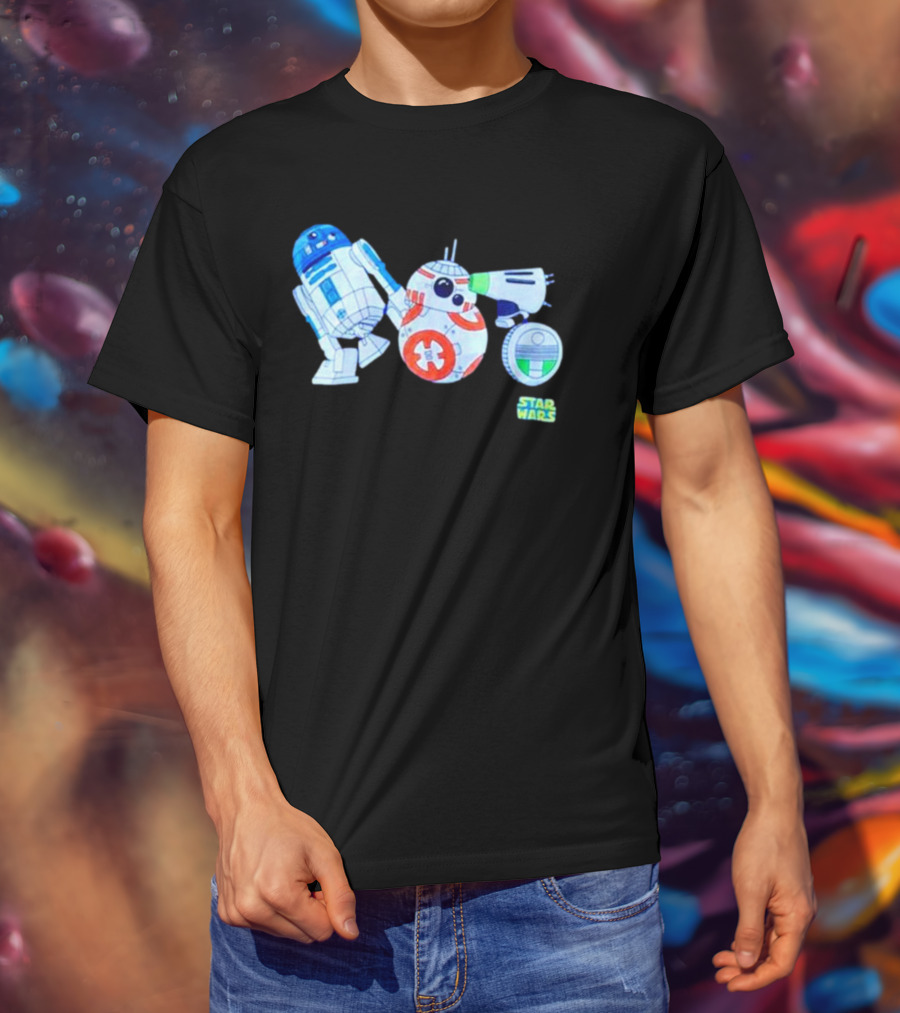 R2-D2 BB-8 D-O Star Wars Droid Collection T-Shirt