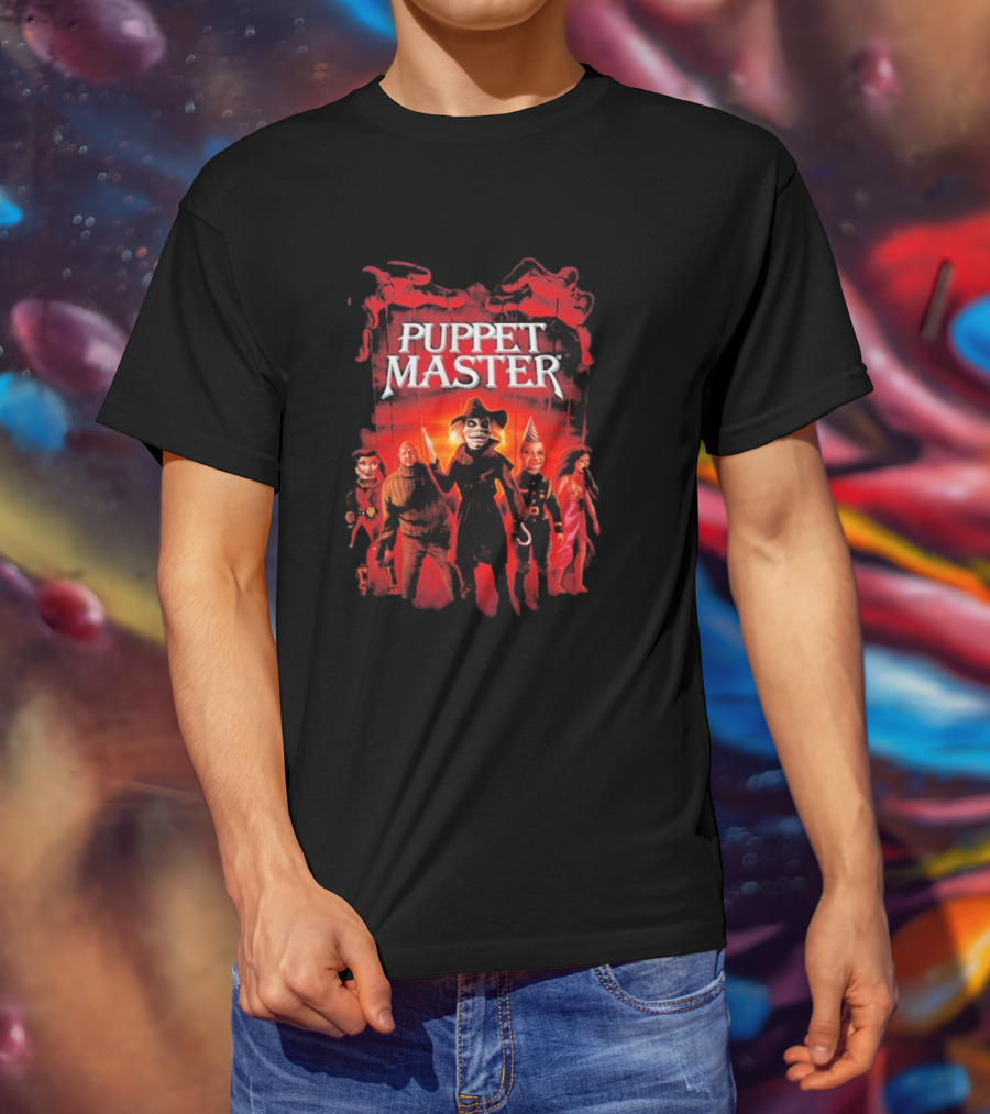 Puppet Master Strings Attached Horror Movie Characters T-Shirt