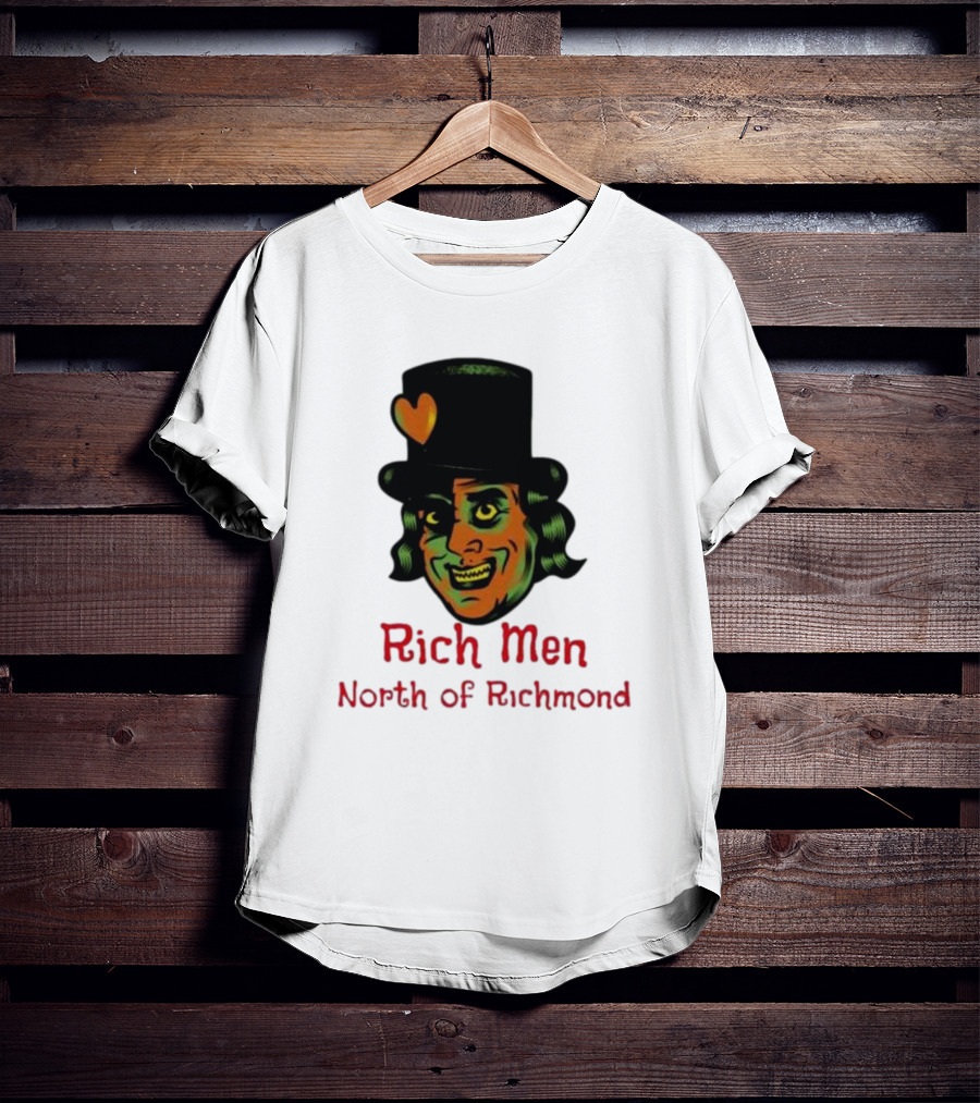Rich Men North Of Richmond Damn Shame Top Hat Heart T-Shirt