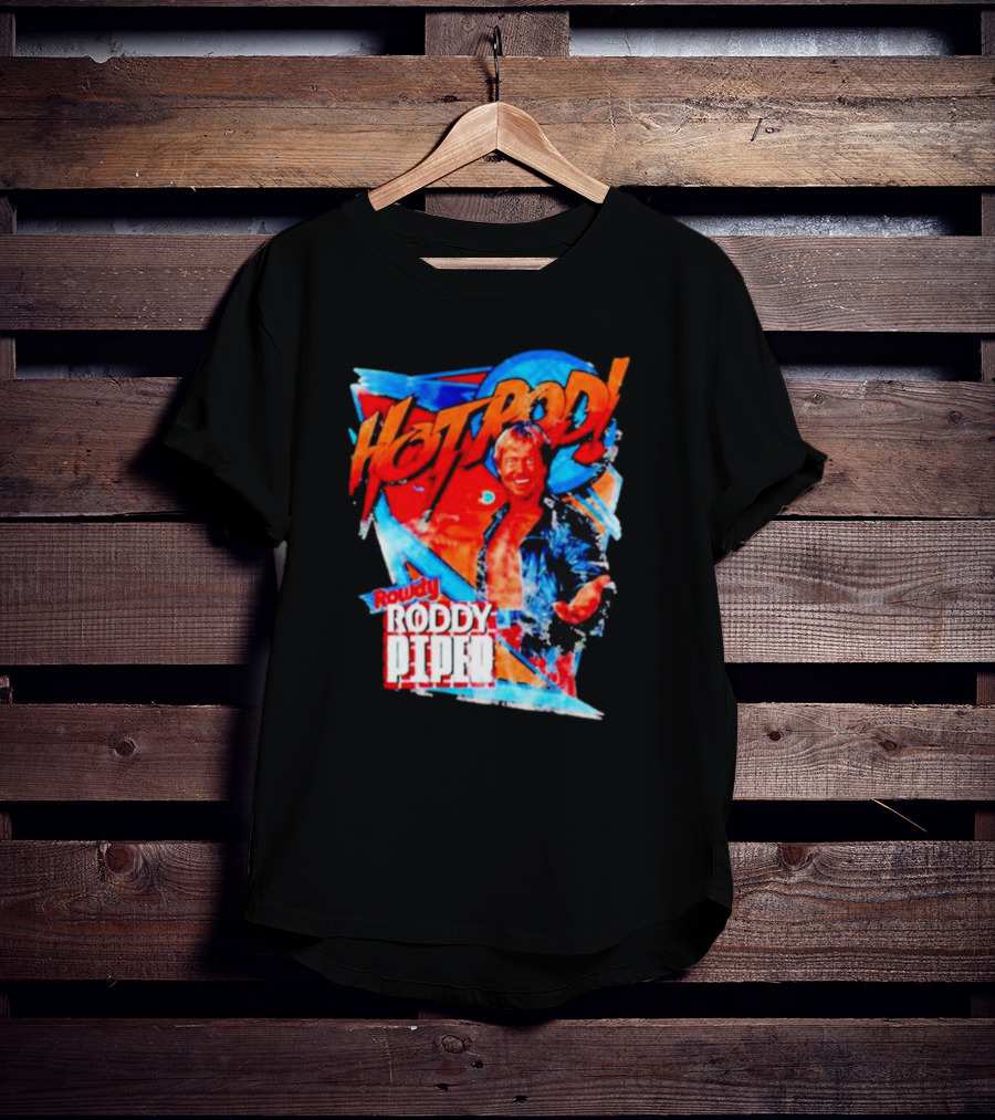 Rowdy Roddy Piper Hot Rod Iconic Wrestling T-Shirt
