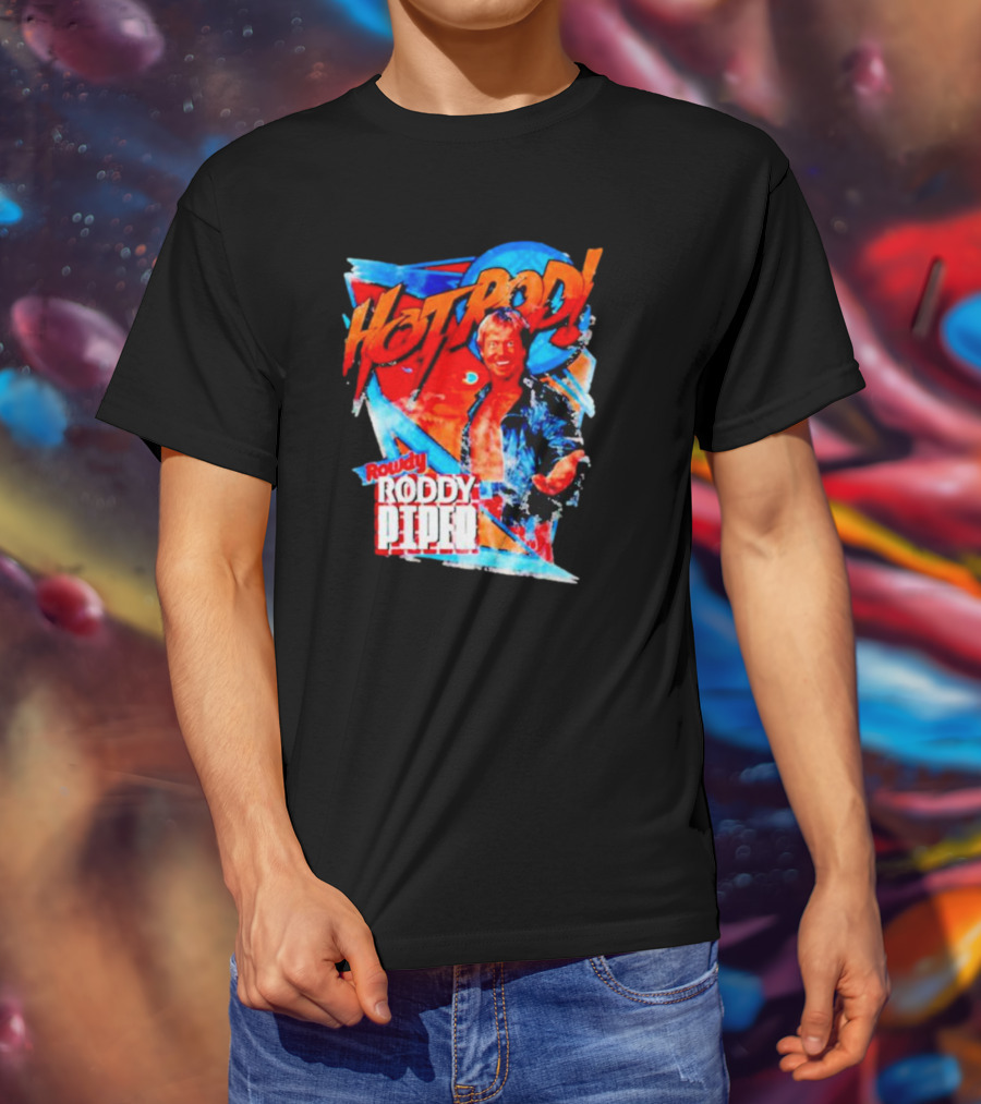 Rowdy Roddy Piper Hot Rod Iconic Wrestling T-Shirt