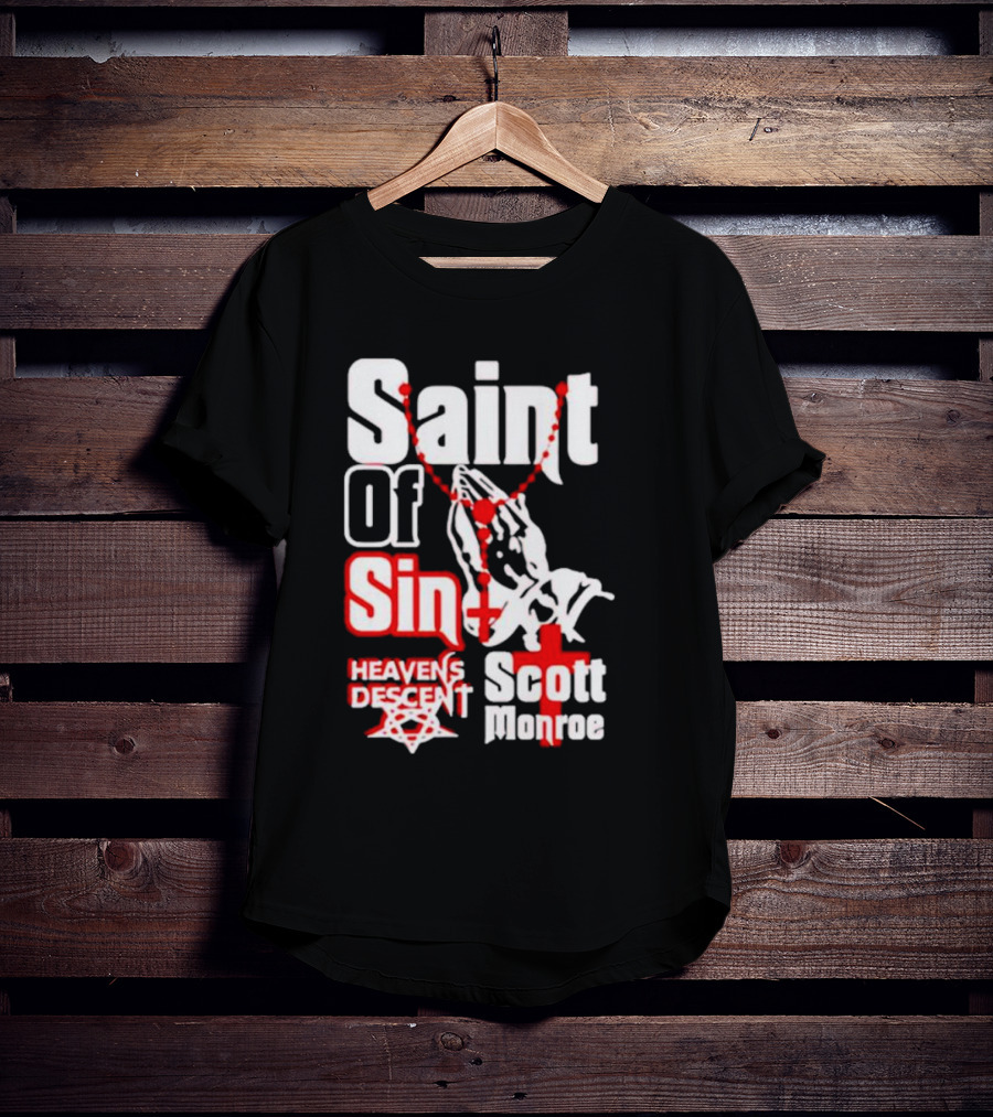 Saint Of Sin Heavens Descent Scott Monroe T-Shirt