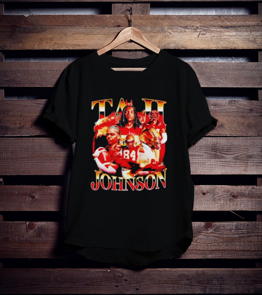 TAJI Johnson Football Highlights 84 T-Shirt
