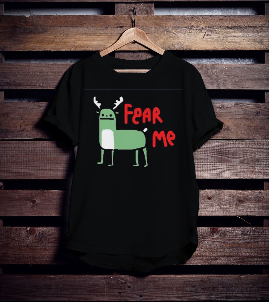 Buck Fear Me Spooky Deer T-Shirt
