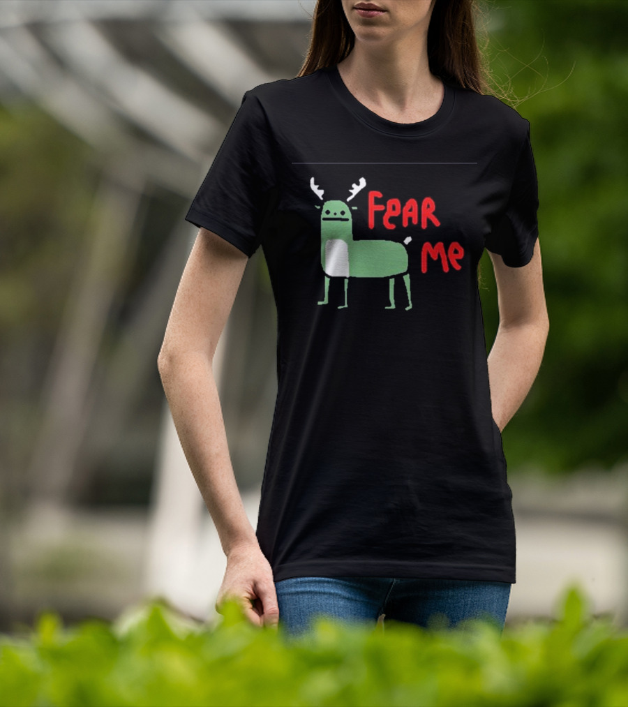 Buck Fear Me Spooky Deer T-Shirt