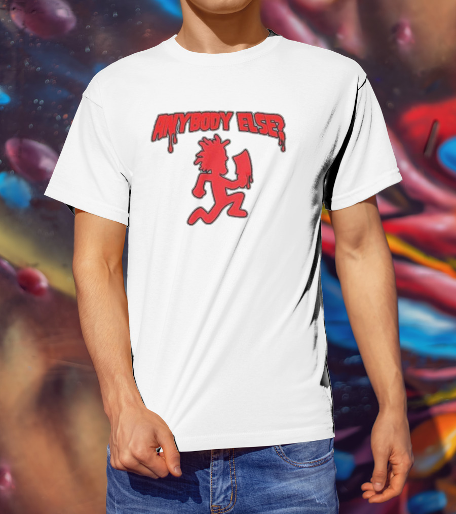 Anybody Else Hatchet Man Red Dripping Text T-Shirt