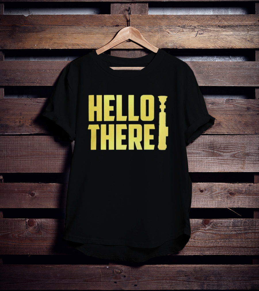 Hello There Lightsaber Iconic Reference T-Shirt