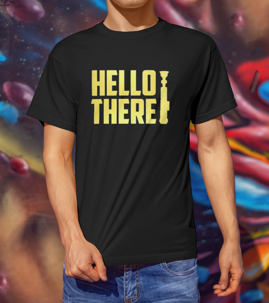Hello There Lightsaber Iconic Reference T-Shirt