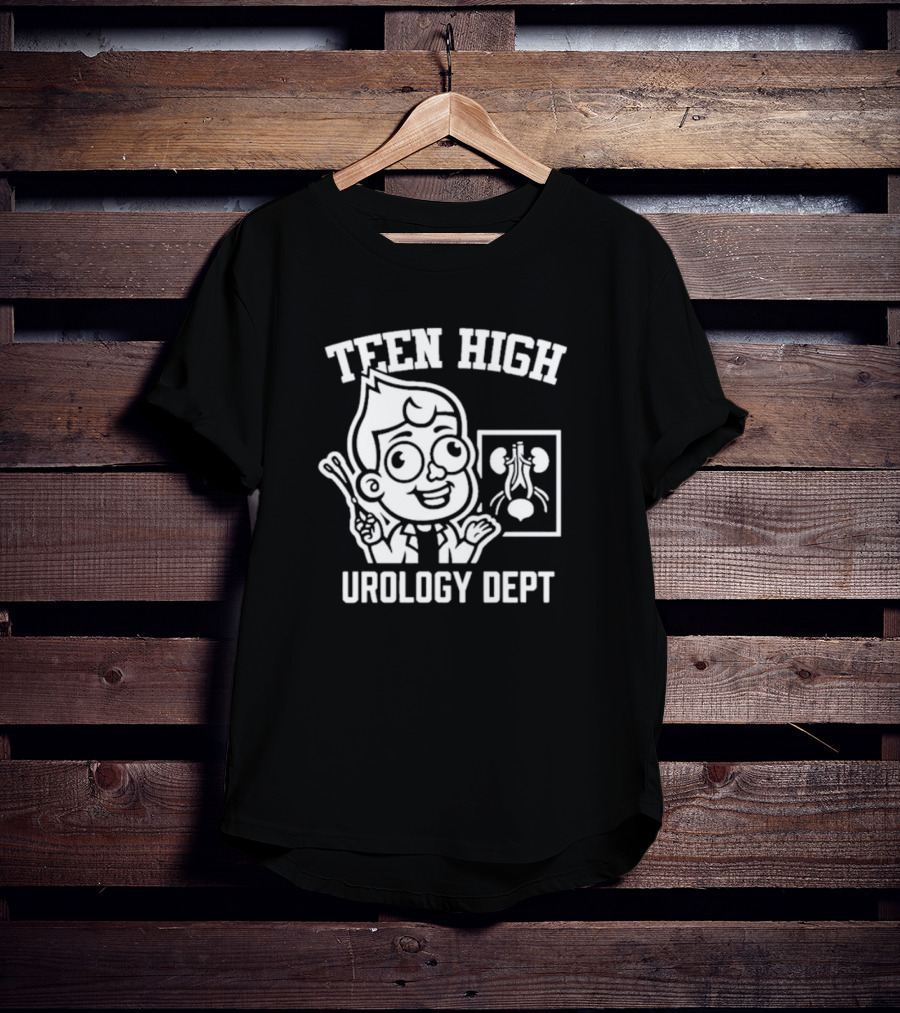 Dungeons And Daddies Teen High Urology Dept Character Holding Forceps T-Shirt
