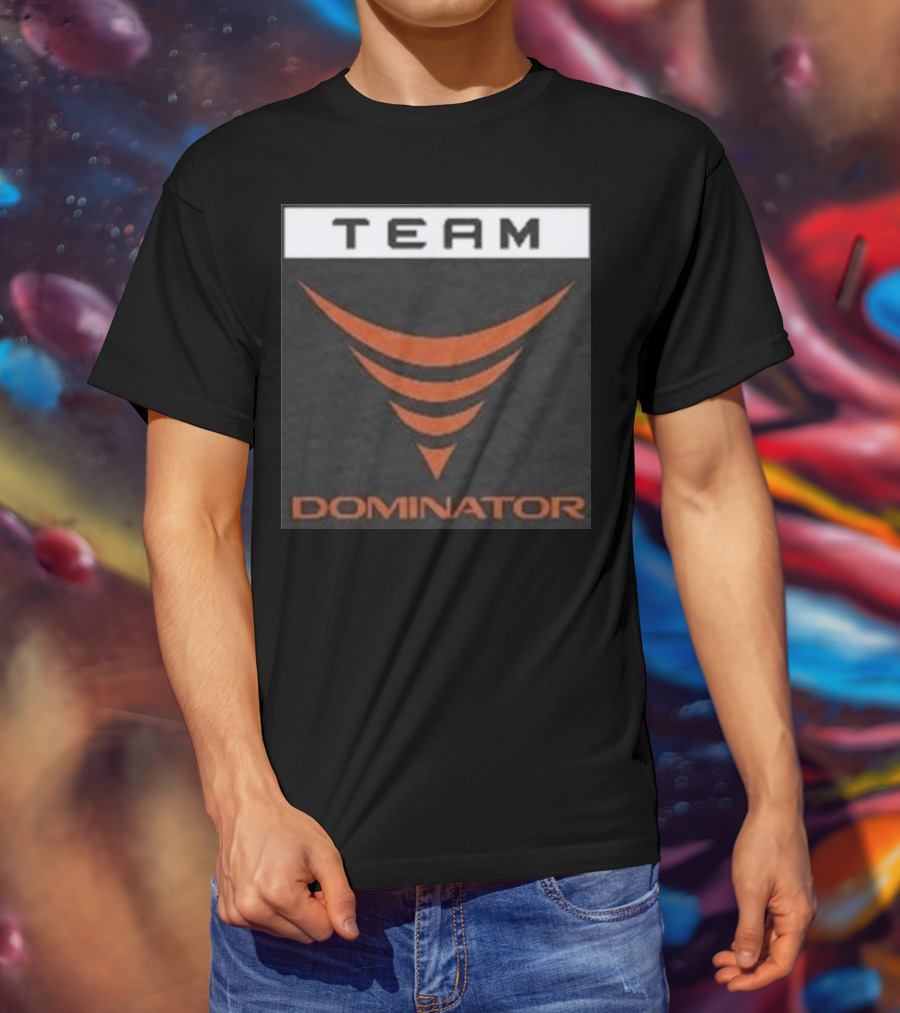 TEAM Dominator Minimal Logo Athletic T-Shirt