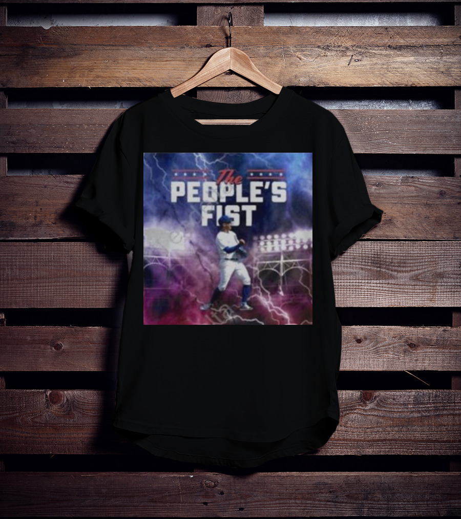 Chicago Cubs The People’s Fist Player Lightning Field T-Shirt