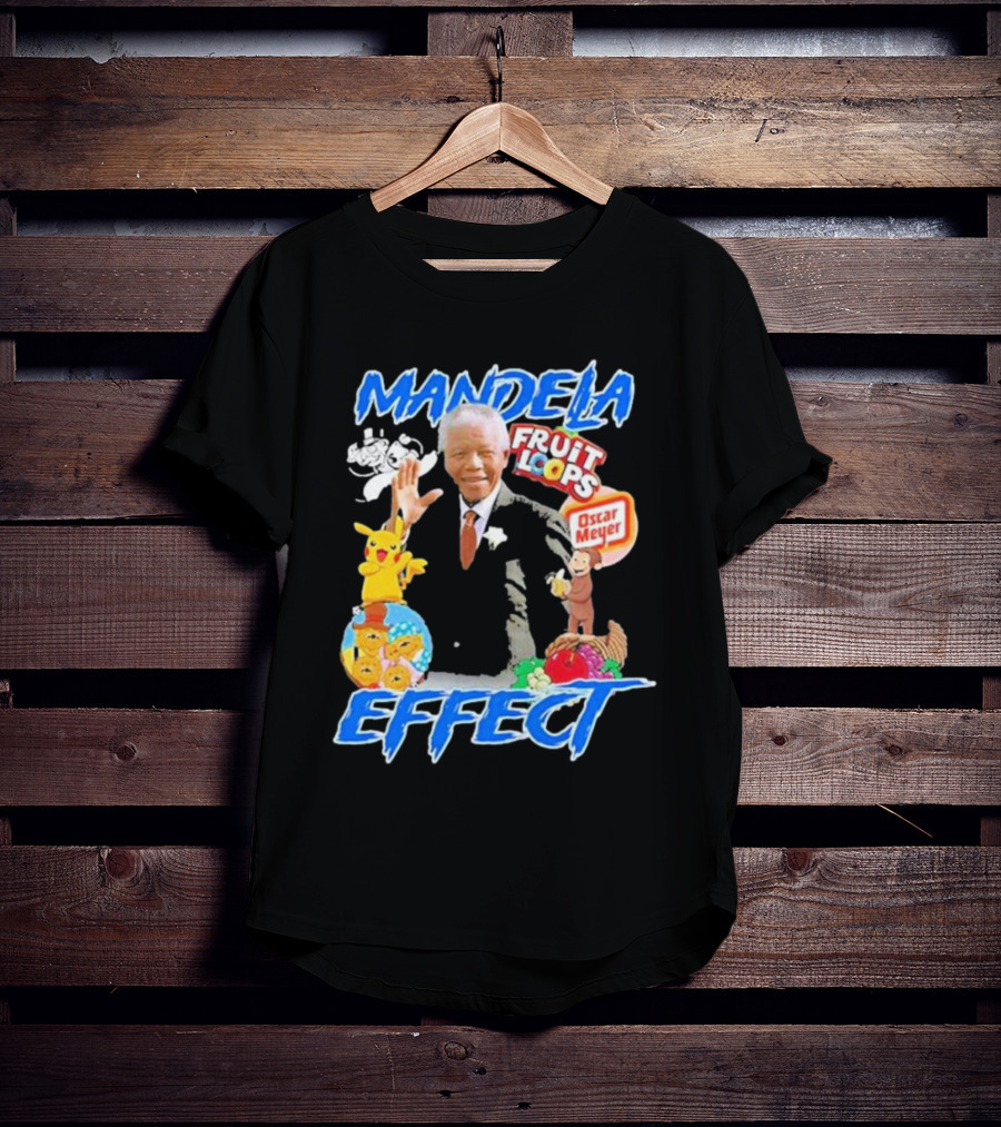 Mandela Effect Fruit Loops Pikachu Curious George Oscar Meyer C-3PO Bernstein Bears Berenstain T-Shirt