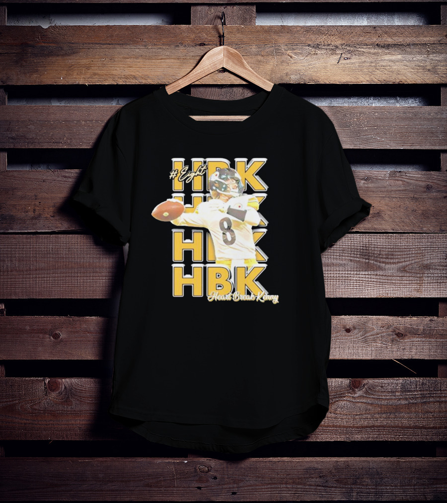 Eight HBK Heart Break Kenny Steelers Player Number 8 T-Shirt