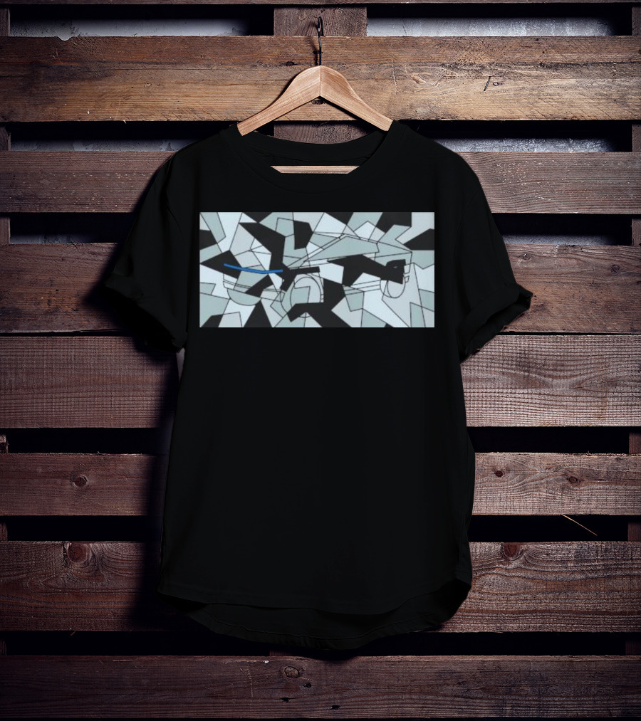 Teslaconomics Cybertruck Camo Geometric T-Shirt