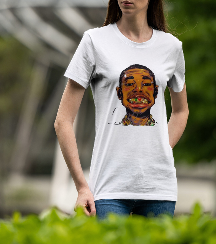 Vameee1 It’s The Way You Wear It Bold Cartoon Face T-Shirt