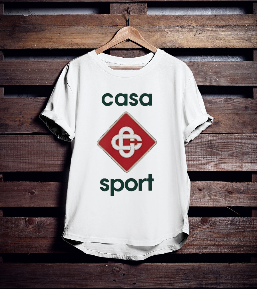 Casablanca Casa Sport Iconic Red Emblem T-Shirt