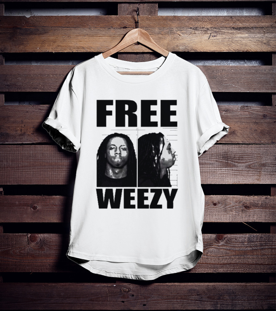 Jeff Hardy Free Weezy Mugshot Image T-Shirt