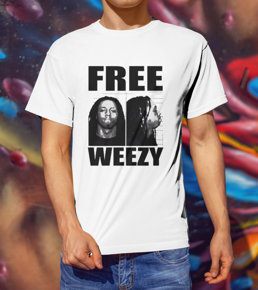 Jeff Hardy Free Weezy Mugshot Image T-Shirt