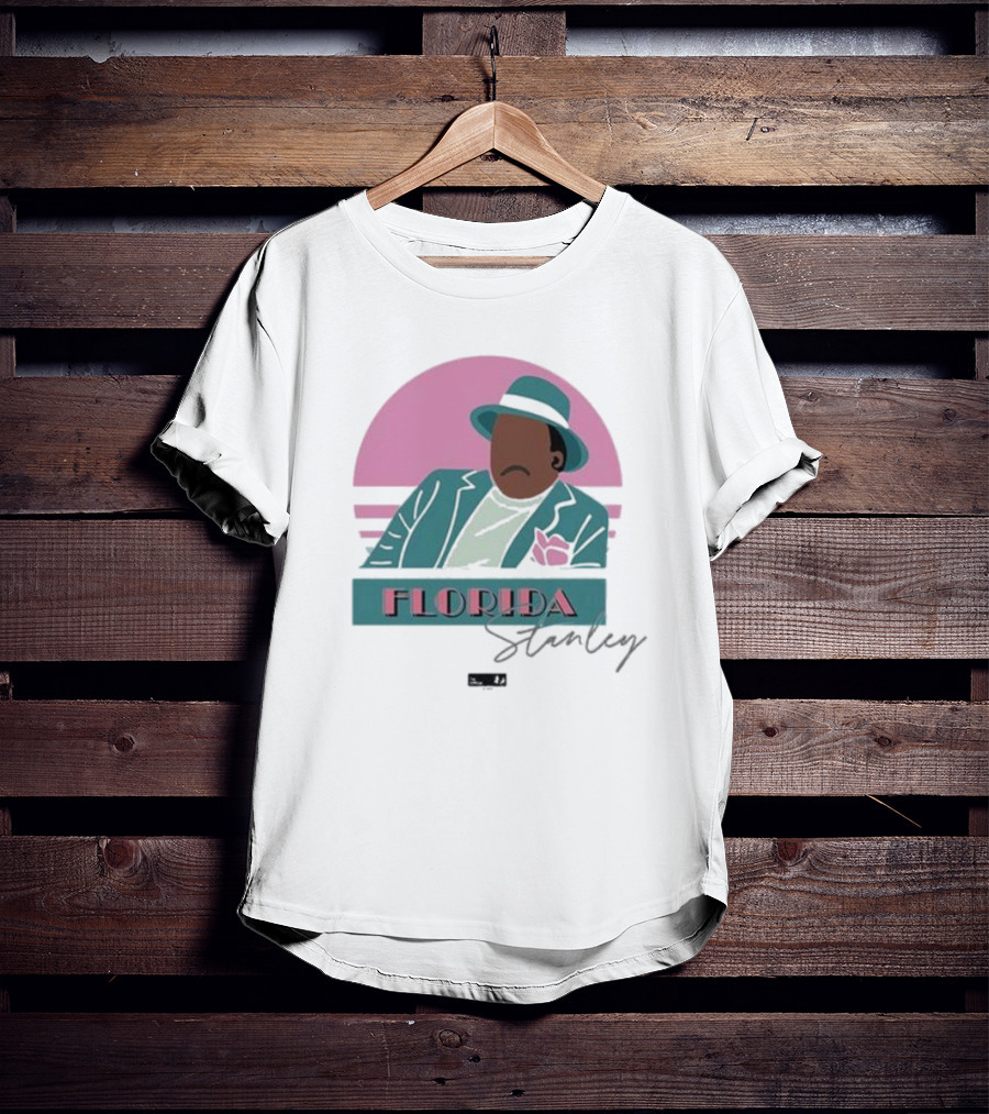 Florida Stanley Retro Vibe Pastel Suit And Hat T-Shirt