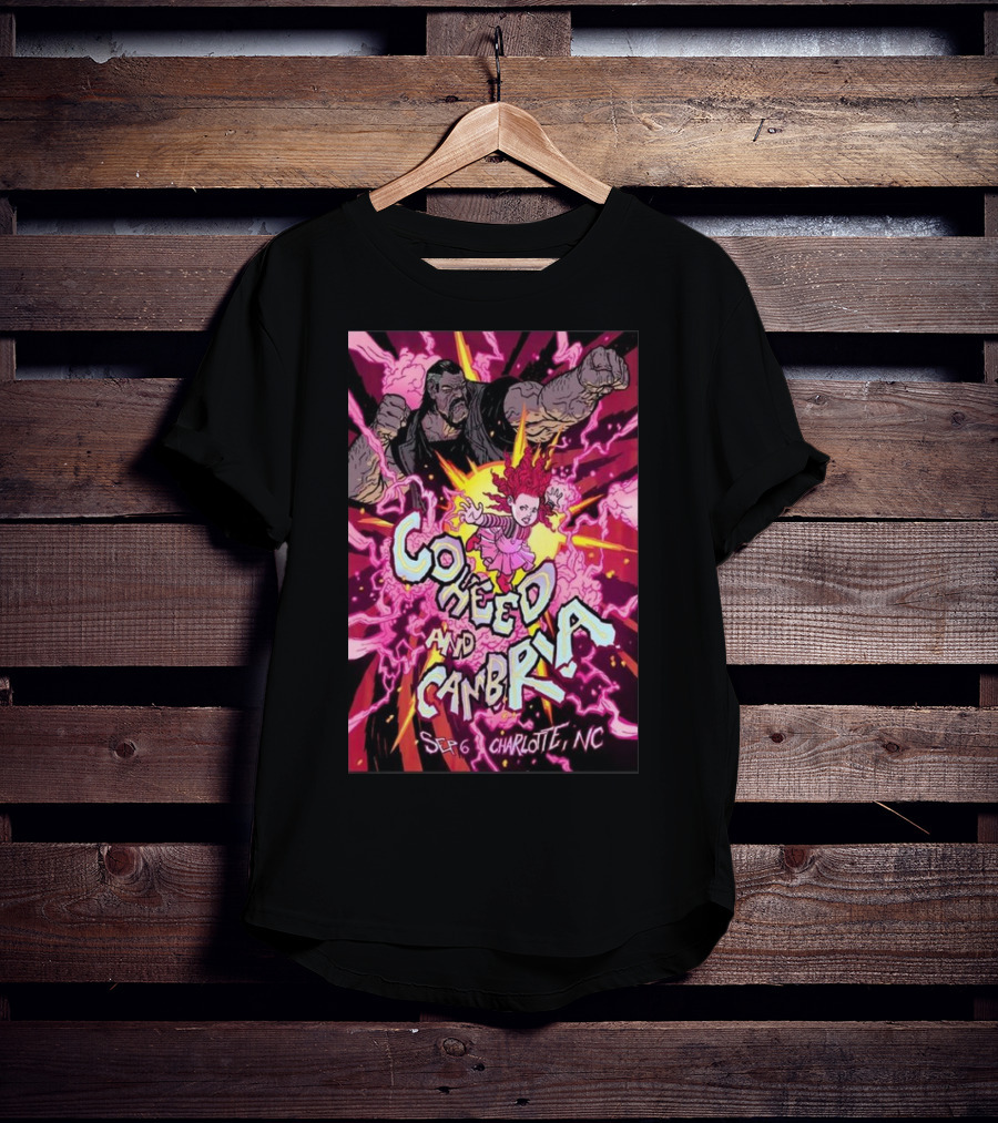 Coheed And Cambria Sep 6 Charlotte NC Comic T-Shirt