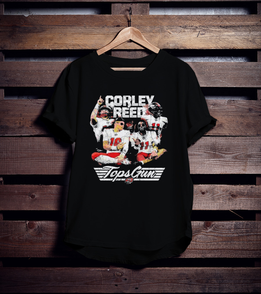 Corley Reed Topsgun WKU Football Themed Streetwear T-Shirt
