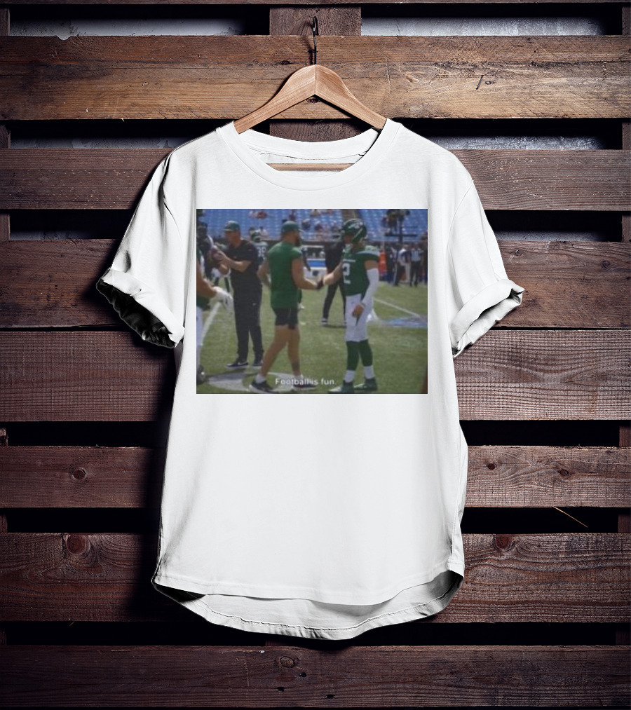 Zach Wilson Football Is Fun Football Is Fun T-Shirt