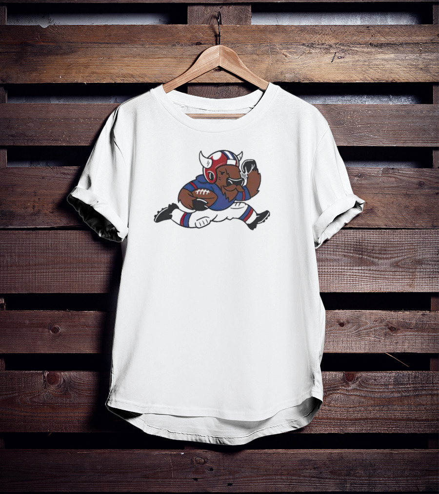 Buffalo Bills Football Buffalos Running With Determination T-Shirt