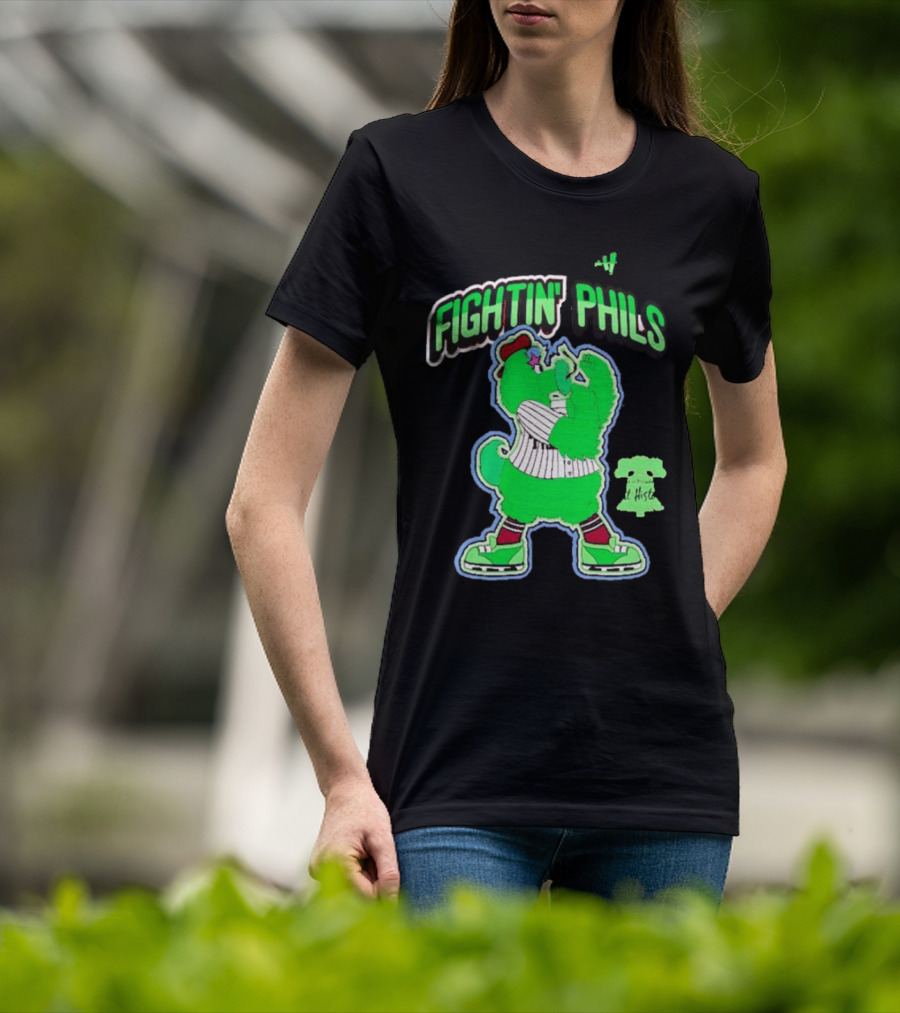 FIGHTIN' PHILS Neon Mascot Art History T-Shirt