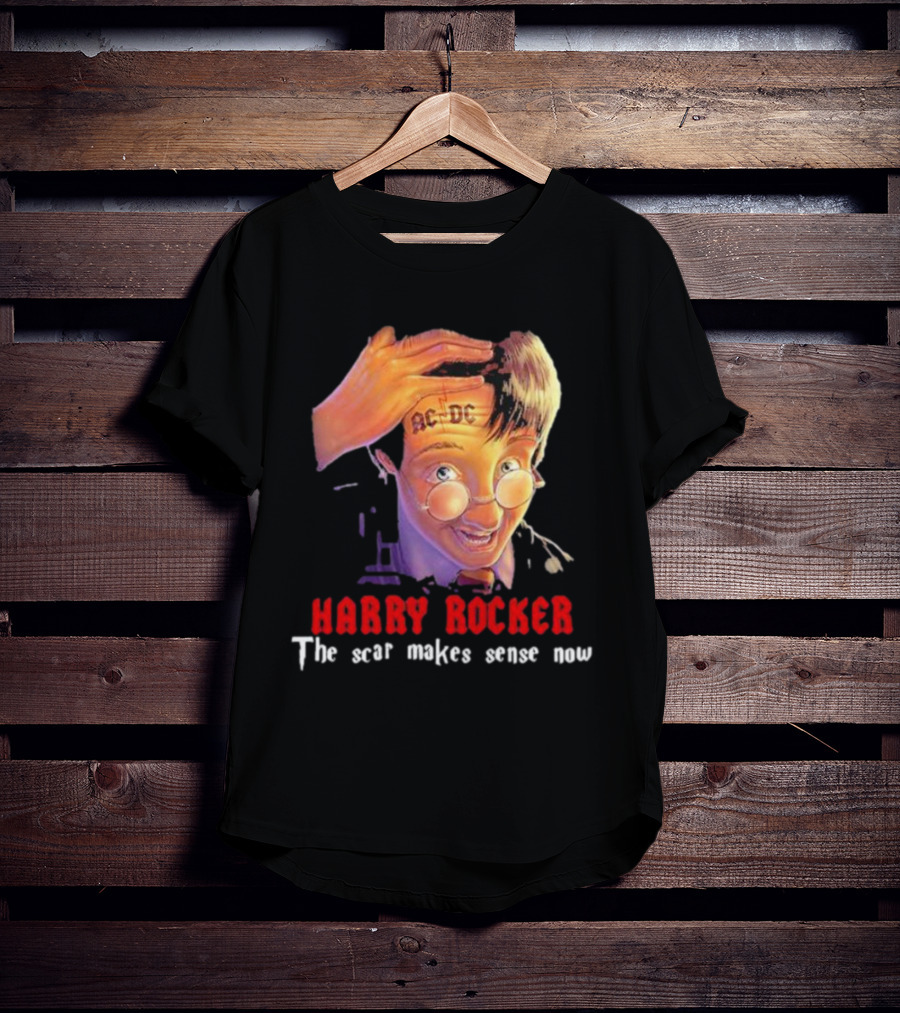 HARRY ROCKER AC-DC The Scar Makes Sense Now T-Shirt