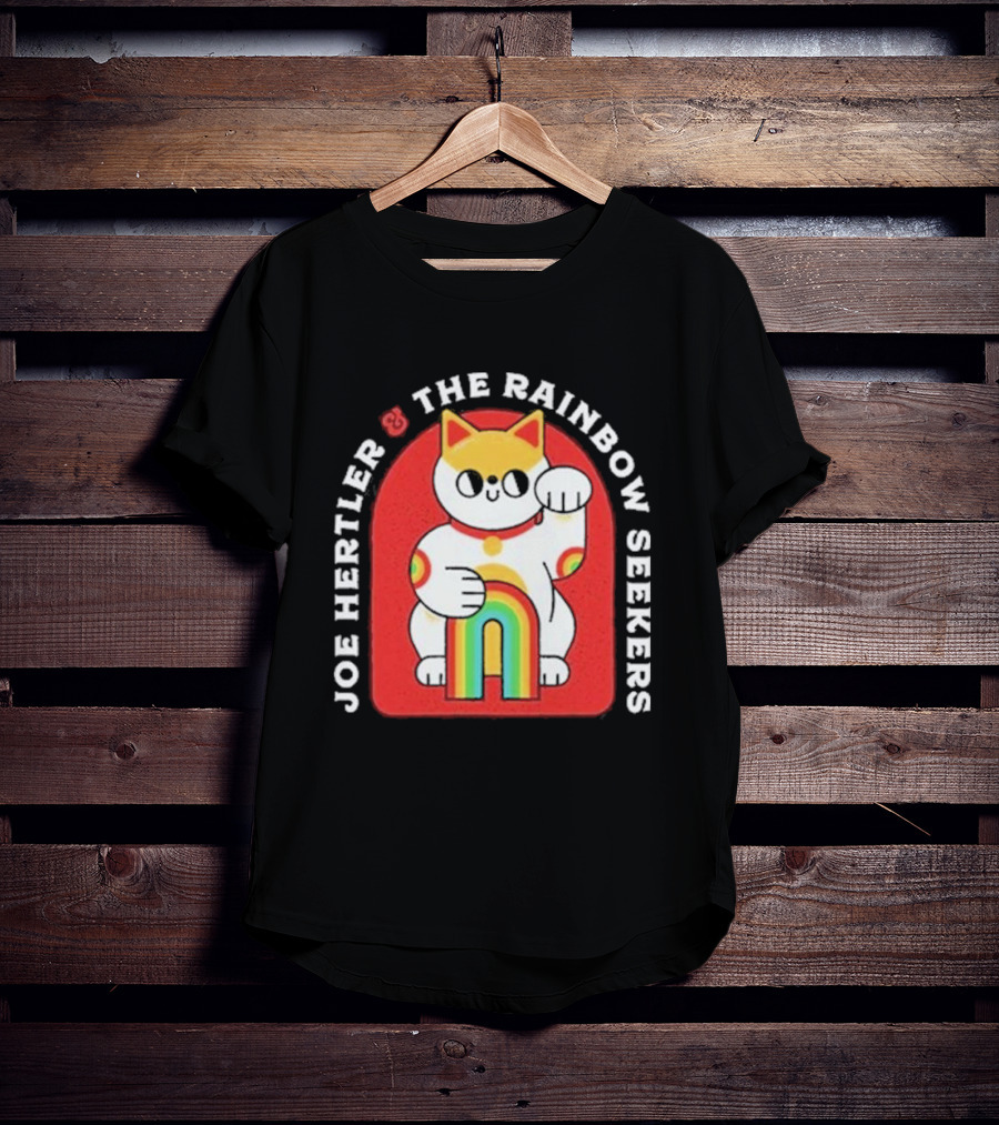 Joe Hertler And The Rainbow Seekers Lucky Cat T-Shirt
