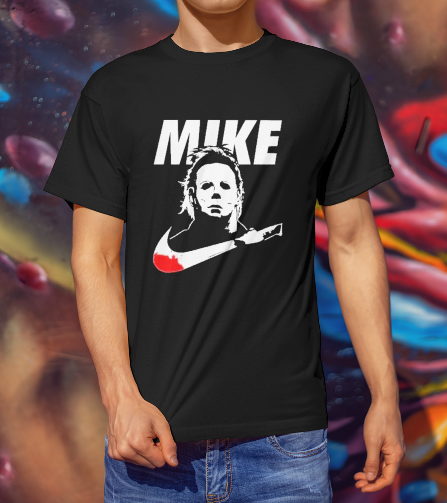 Mike Myers Parody Mask Knife Halloween T-Shirt