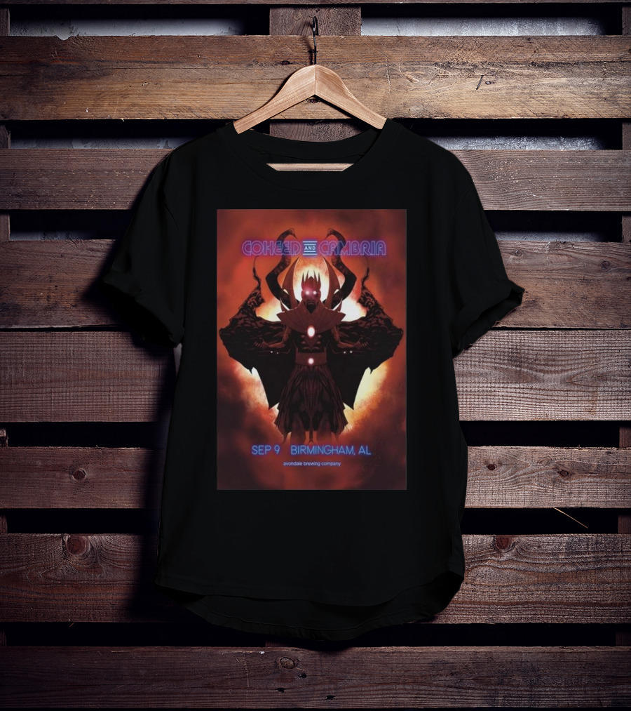 Coheed And Cambria Sep 9 Birmingham AL Avondale Brewing Company T-Shirt