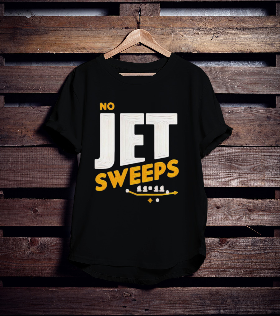 No Jet Sweeps 11 11 Football Play Diagram T-Shirt