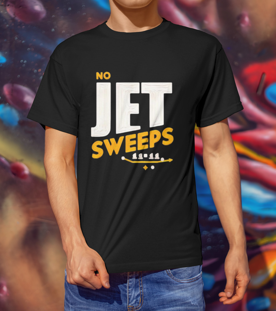 No Jet Sweeps 11 11 Football Play Diagram T-Shirt