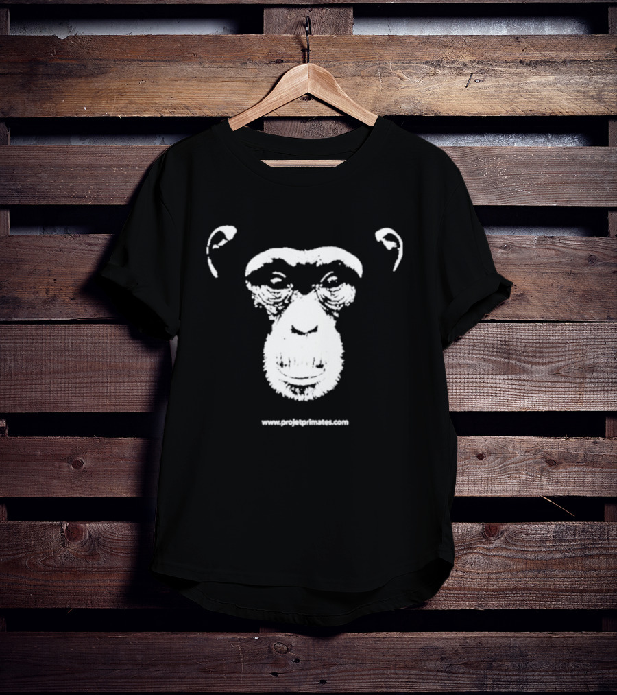 Projetprimates Nouveau Www.projetprimates.com Chimpanzee Face T-Shirt