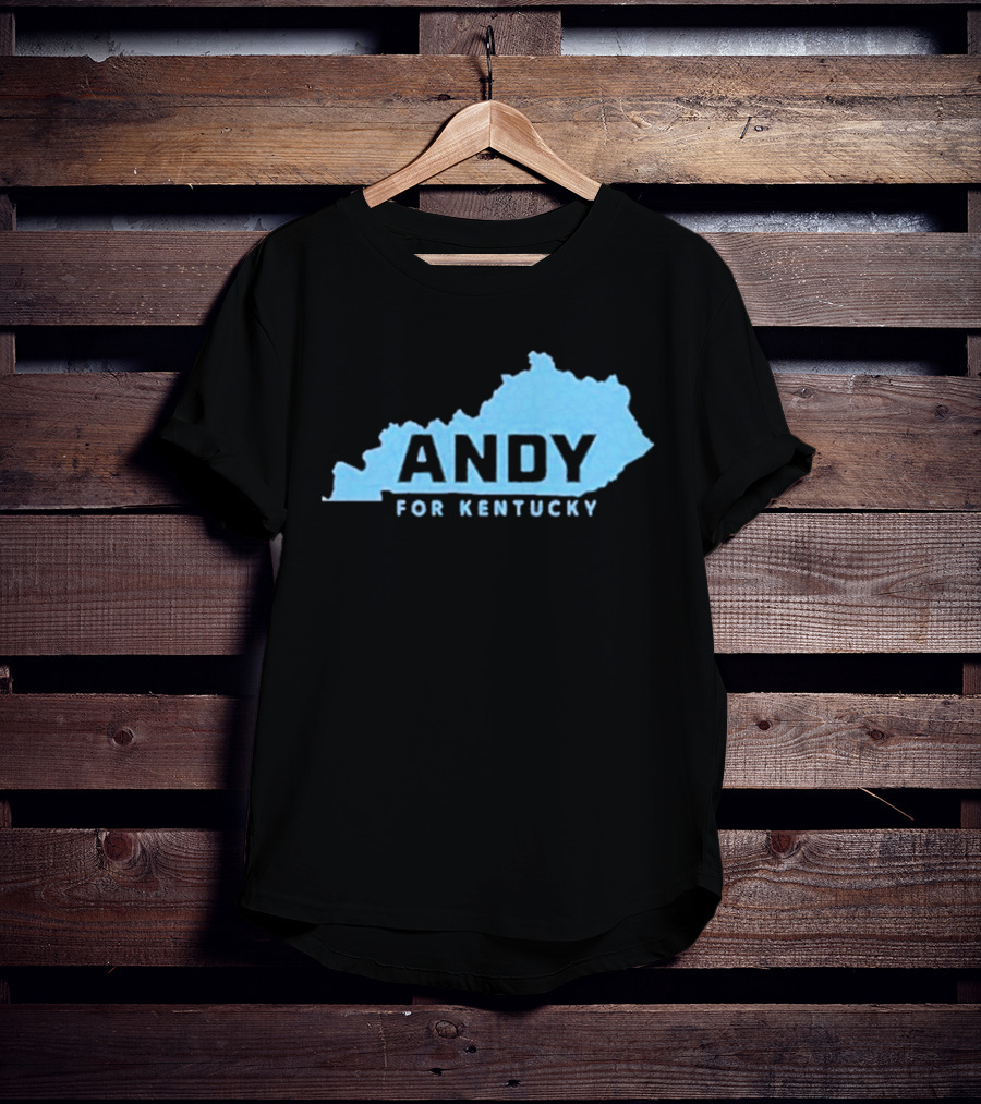 Andy For Kentucky Blue Map Campaign T-Shirt