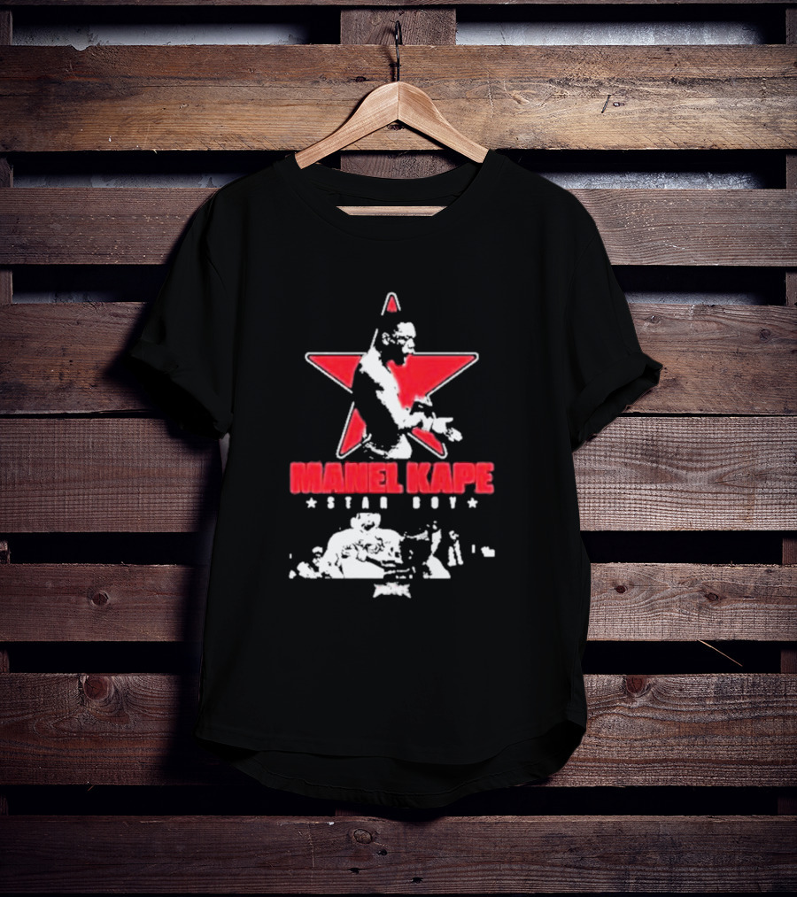 Manel Kape Star Boy Full Violence Red Star Iconography T-Shirt