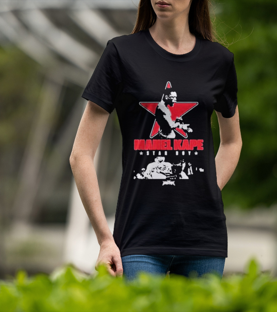 Manel Kape Star Boy Full Violence Red Star Iconography T-Shirt