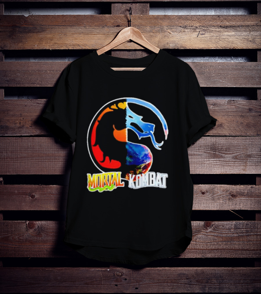 Mortal Kombat Dual-Color Dragon T-Shirt