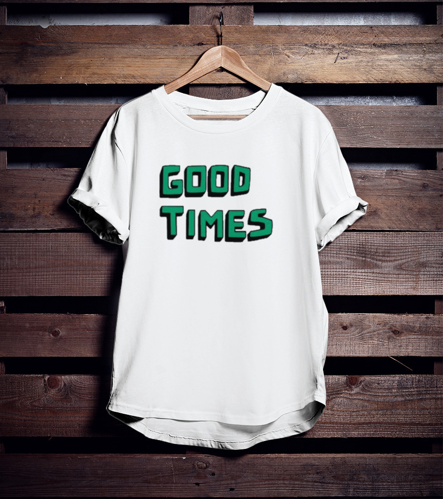 Good Times Bella Freud Black Shirt Fashion T-Shirt
