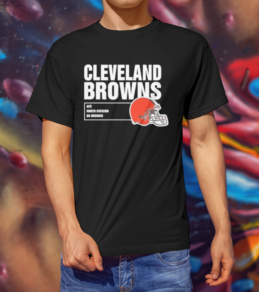 Cleveland Browns AFC North Division Go Browns T-Shirt