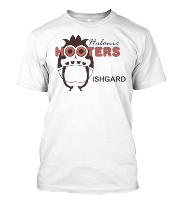 Gail Halonic Hooters Ishgard Gaming Crossover Fandom T-Shirt