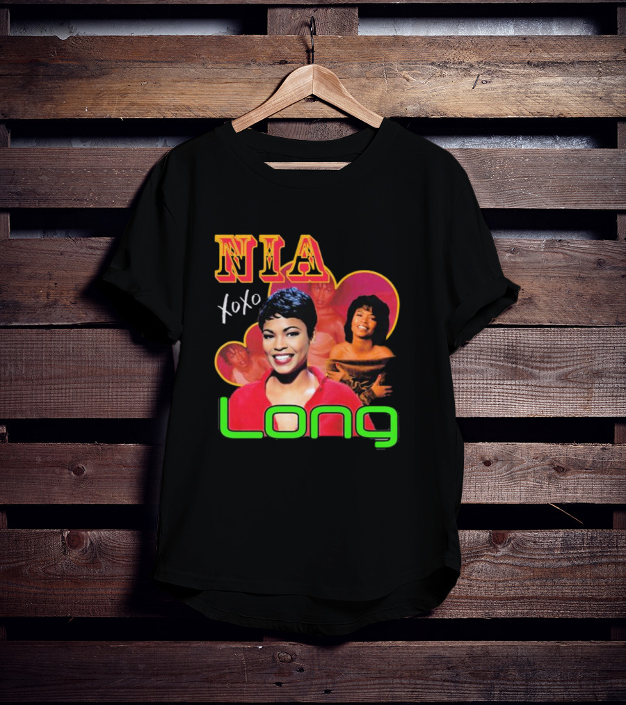 Nia Long Xoxo 90s Nostalgia Collage T-Shirt